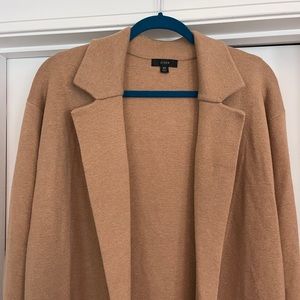 J Crew Ella open front sweater blazer